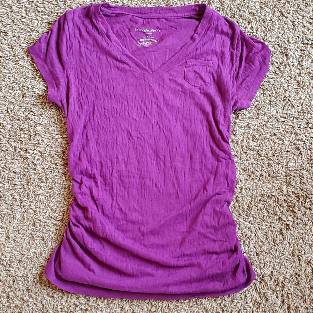 Liz lange maternity shirt small